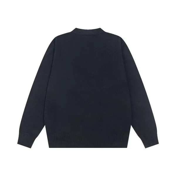 Acne Studios Smiley Face Cardigan Light Green Knit Cardigan - 26