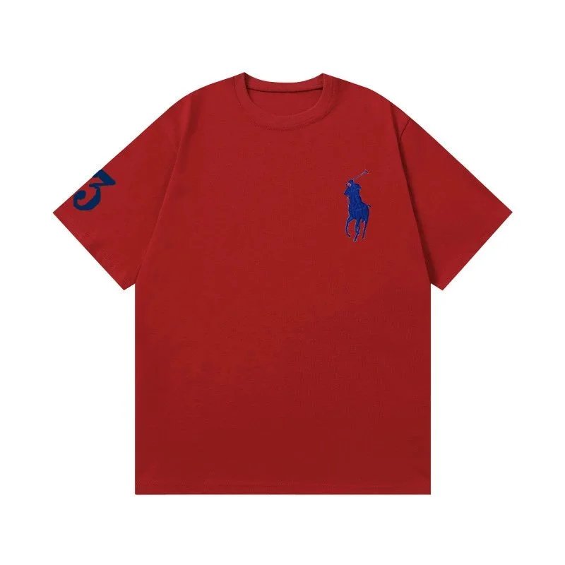 Polo Ralph Lauren T-Shirts Big Pony short-sleeve T-shirt with "3" sleeve graphic — YP-005