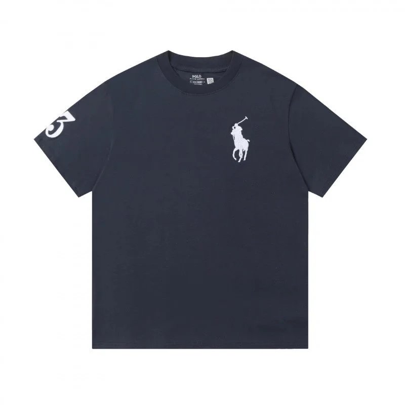 Polo Ralph Lauren T-Shirts Big Pony short-sleeve T-shirt with "3" sleeve graphic — YP-013