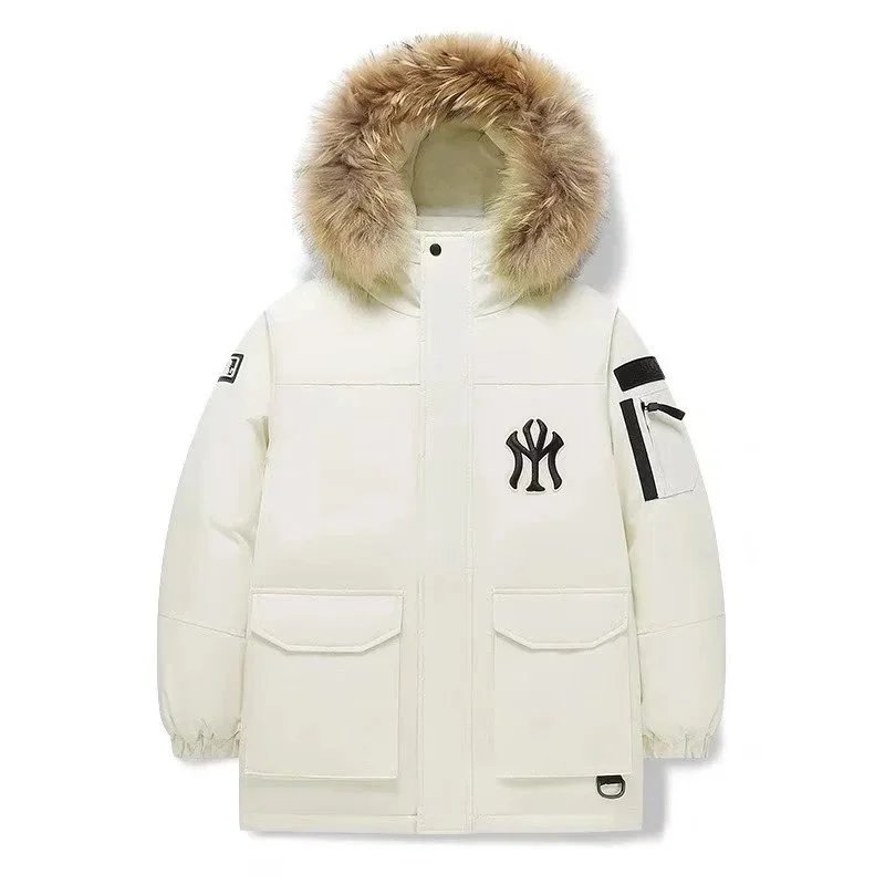 MLB New York Yankees Black Puffer Jacket Down Jacket - 4