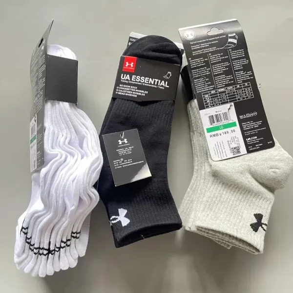 Under Armour UA Essential No-Show Socks Black - 3