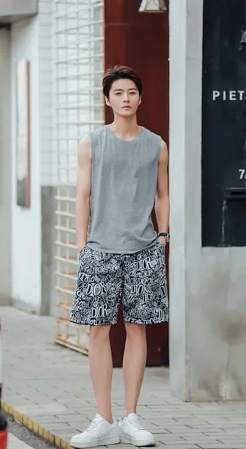 Dior Shorts Elastic-Waist Drawstring Printed product detail image 4