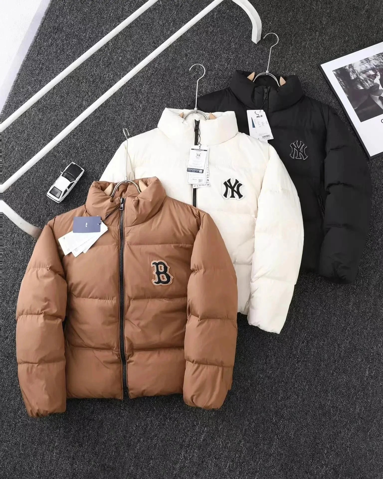 MLB New York Yankees Black Puffer Jacket Down Jacket - 10