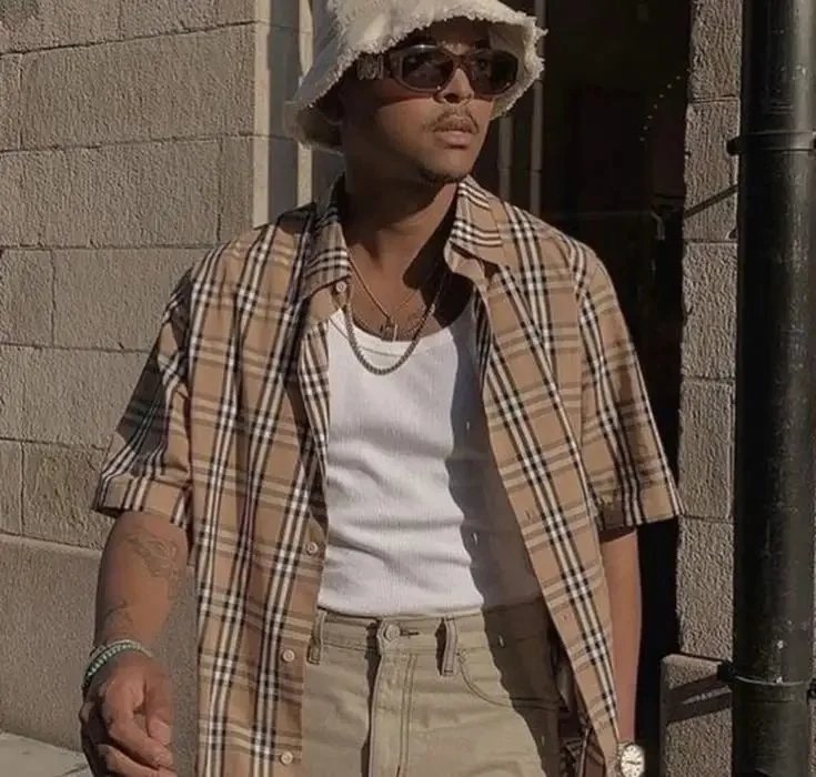 Burberry Shirts Short-sleeve button-front plaid shirt image 3