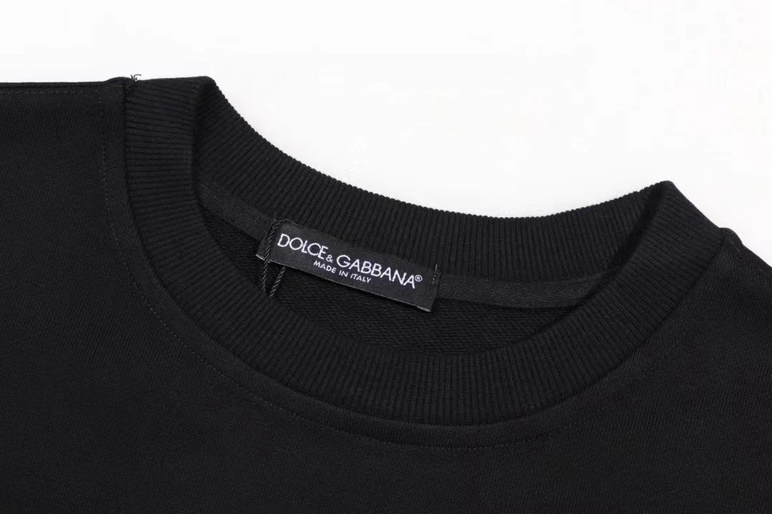 Dolce & Gabbana Leopard Print Graphic Sweatshirt White Hoodie - 6