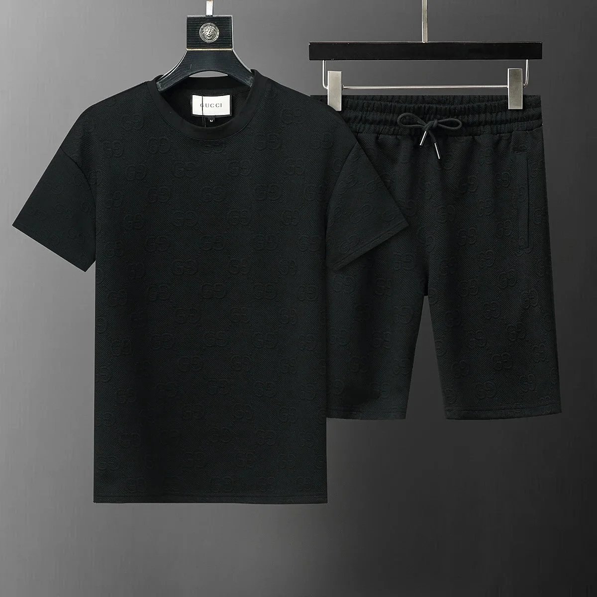 Louis Vuitton Matching Sets Monogram Short-Sleeve T-Shirt and Shorts Set — YMX-012