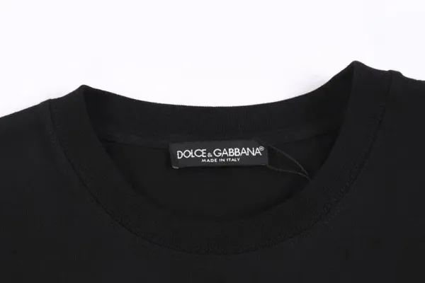 Dolce & Gabbana Floral Cherub Crest White T-Shirt - 7