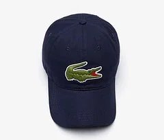 Lacoste Classic Crocodile Embroidered White Baseball Cap - 48