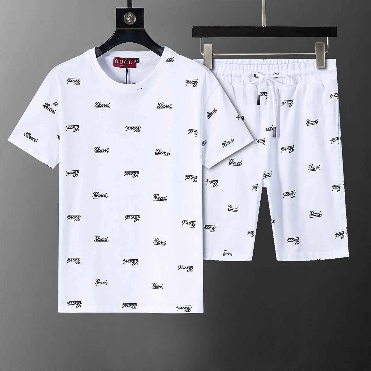 Louis Vuitton Matching Sets Monogram Short-Sleeve T-Shirt and Shorts Set — YMX-028