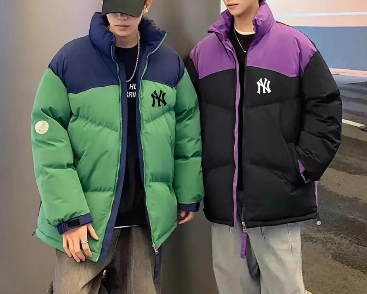 MLB New York Yankees Black Puffer Jacket Down Jacket - 12