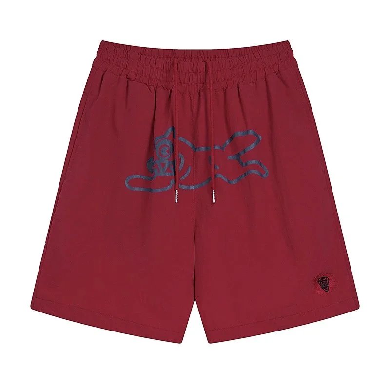 ICECREAM Shorts Running Dog Graphic Drawstring — DD03