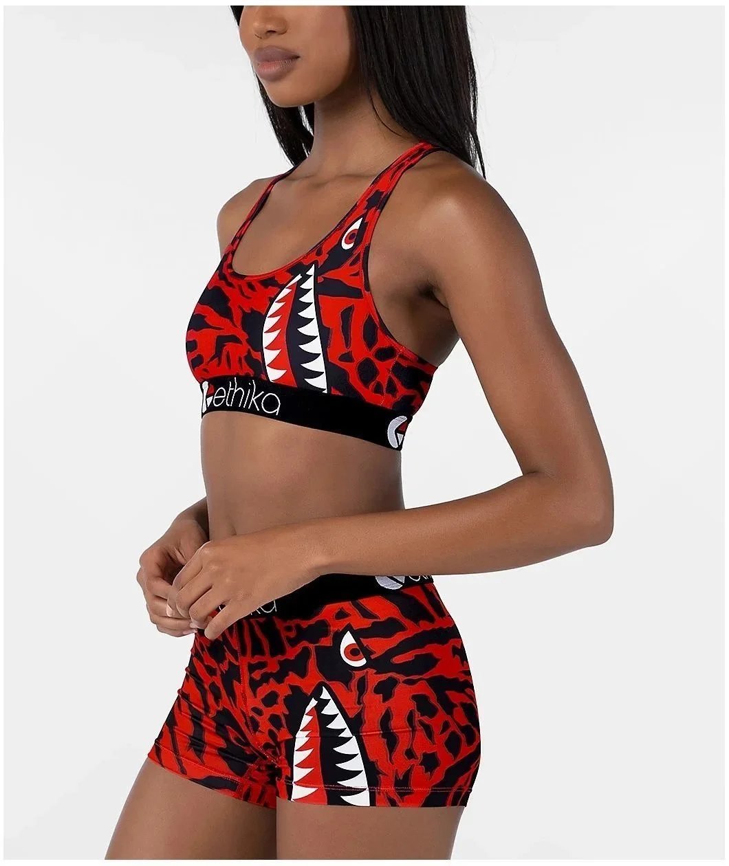 Ethika Underwear Racerback Bralette and Boxer Shorts Set image 3