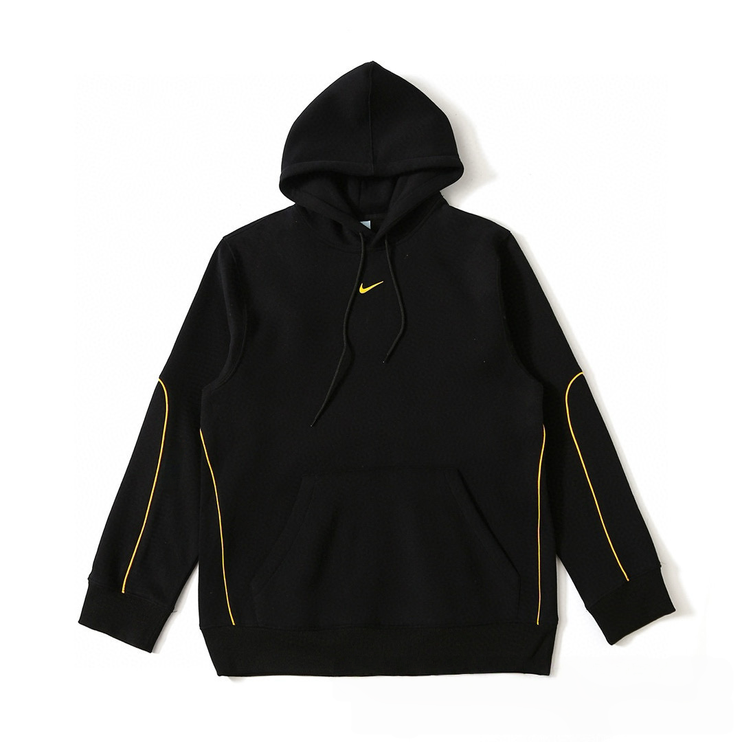 Nike Hoodies & Sweatshirts Pullover Hoodie with Kangaroo Pocket and Contrast Piping — BB-06