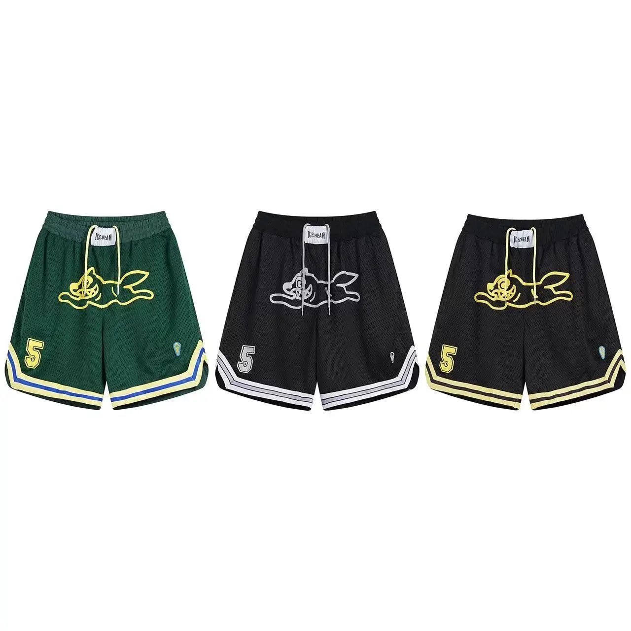 ICECREAM Shorts Running Dog Graphic Drawstring image 5