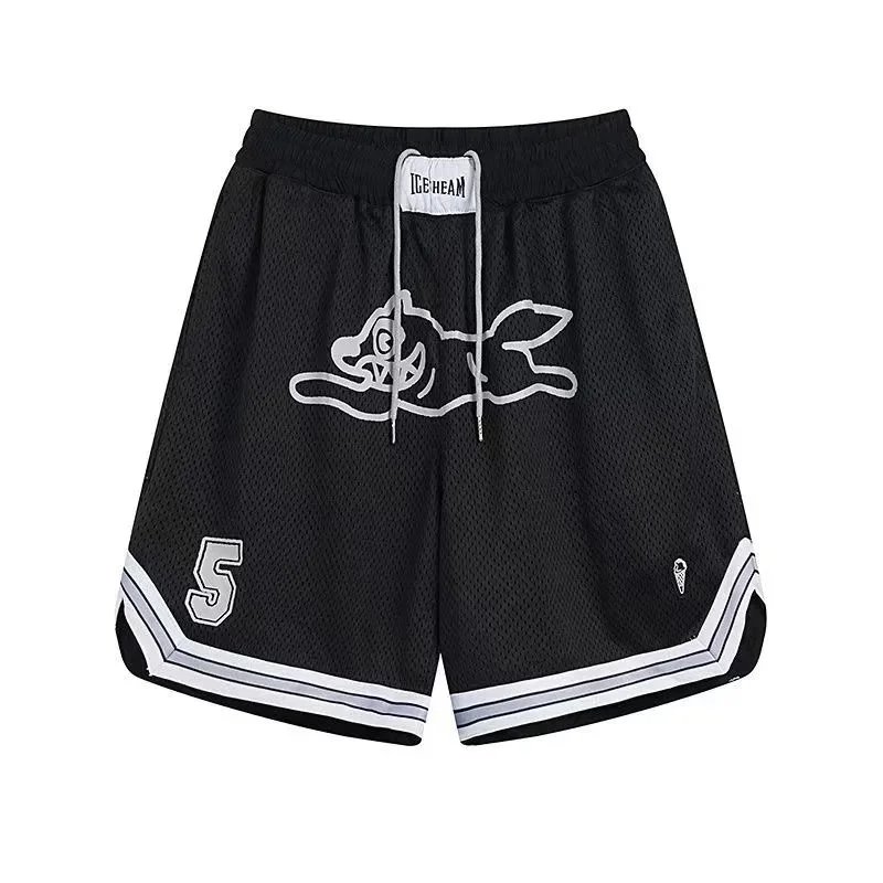 ICECREAM Shorts Running Dog Graphic Drawstring — DD06