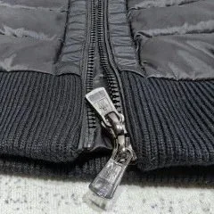 Moncler Down Jackets Quilted jacket with knit sleeves product detail image 7