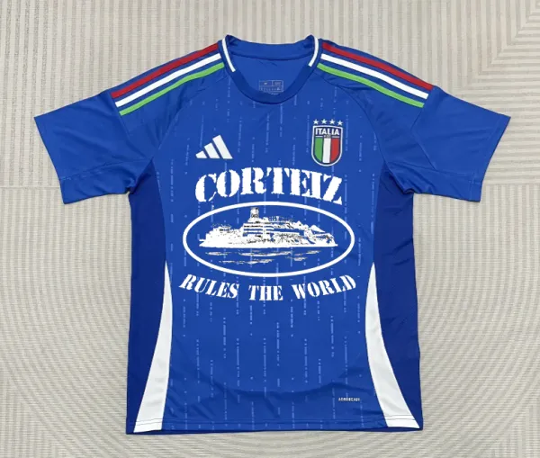 Corteiz x Juventus Jersey Black and White Striped Football Shirt - 11