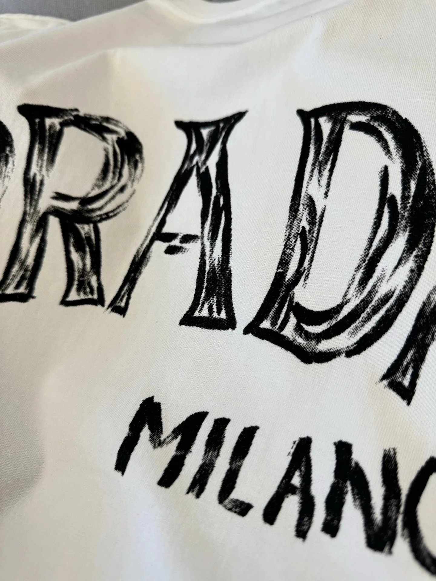 Prada Logo-Embroidered Black T-Shirt - 11