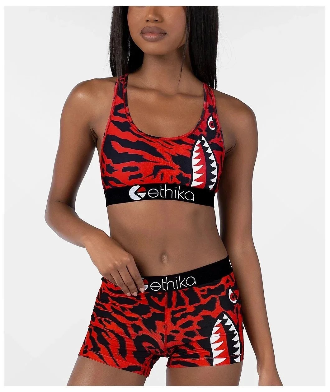 Ethika Underwear Racerback Bralette and Boxer Shorts Set image 4