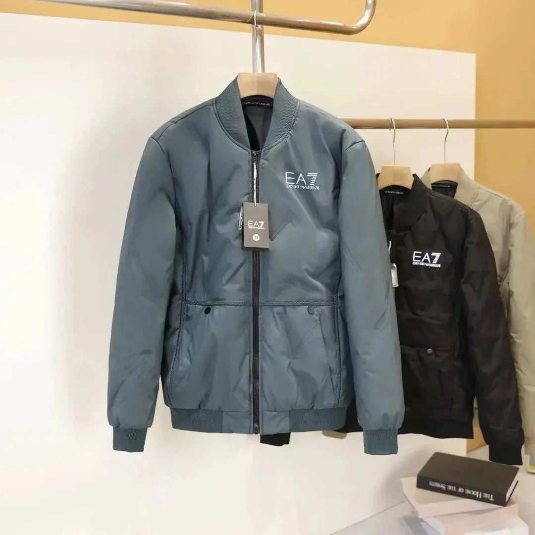Armani Exchange EA7 Emporio Armani Lightweight Quilted Down Jacket Black Down Jacket - 10