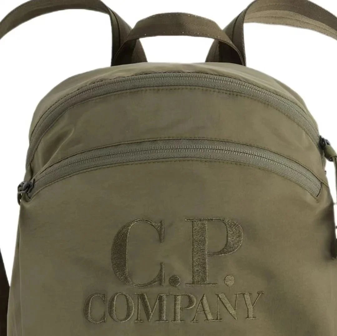 C.P. Company Drawstring Mini Backpack Rust Orange - 6