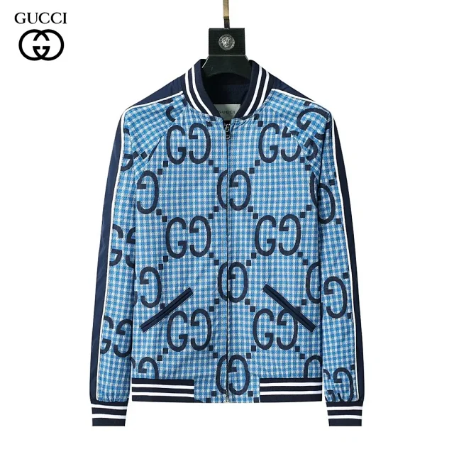 Gucci Jackets Monogram Zip-Up Hooded Jacket product detail image 17