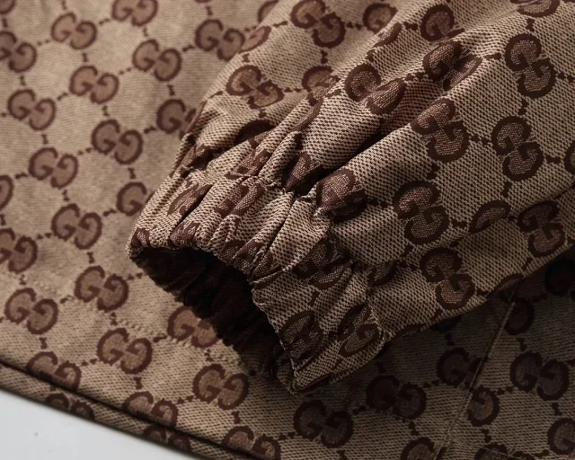 Gucci Jackets Monogram Zip-Up Hooded Jacket product detail image 8
