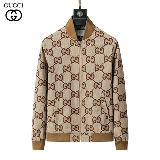 Gucci Jackets Monogram Zip-Up Hooded Jacket product detail image 15