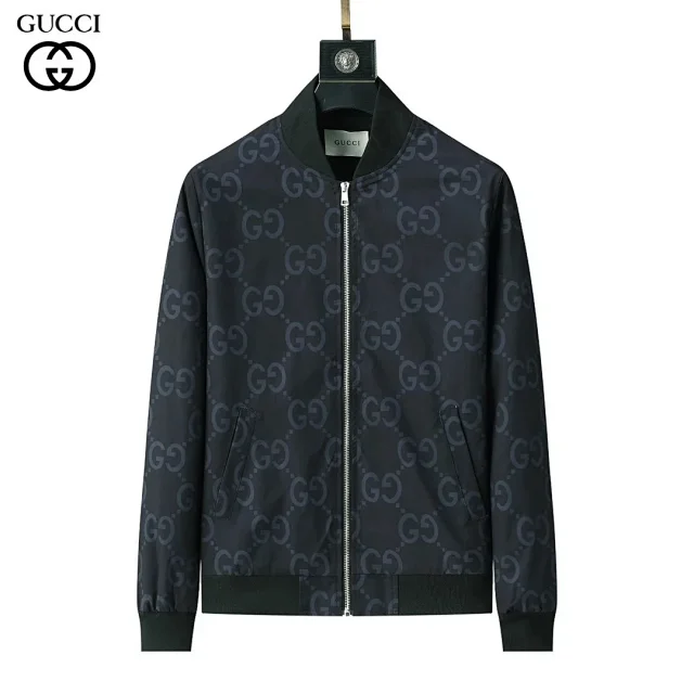 Gucci Jackets Monogram Zip-Up Hooded Jacket product detail image 16