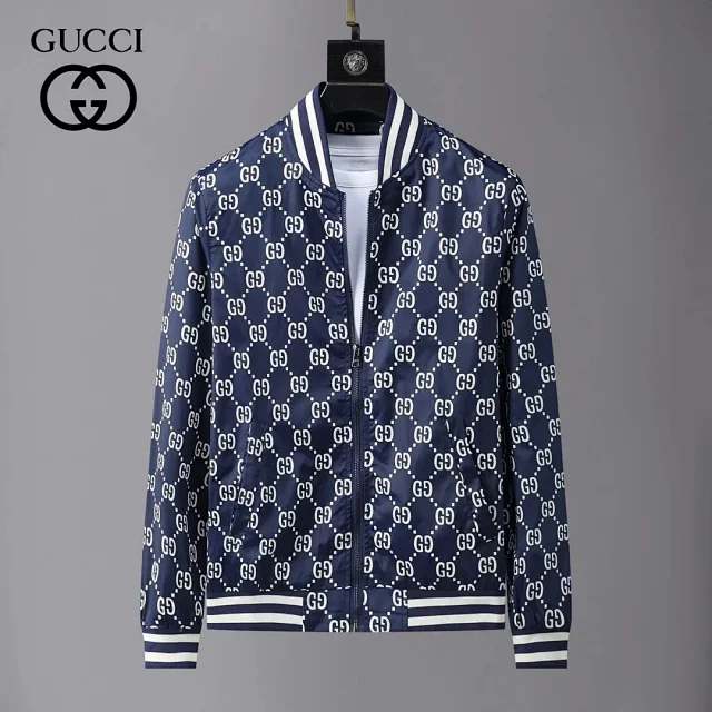 Gucci Jackets Monogram Zip-Up Hooded Jacket product detail image 30