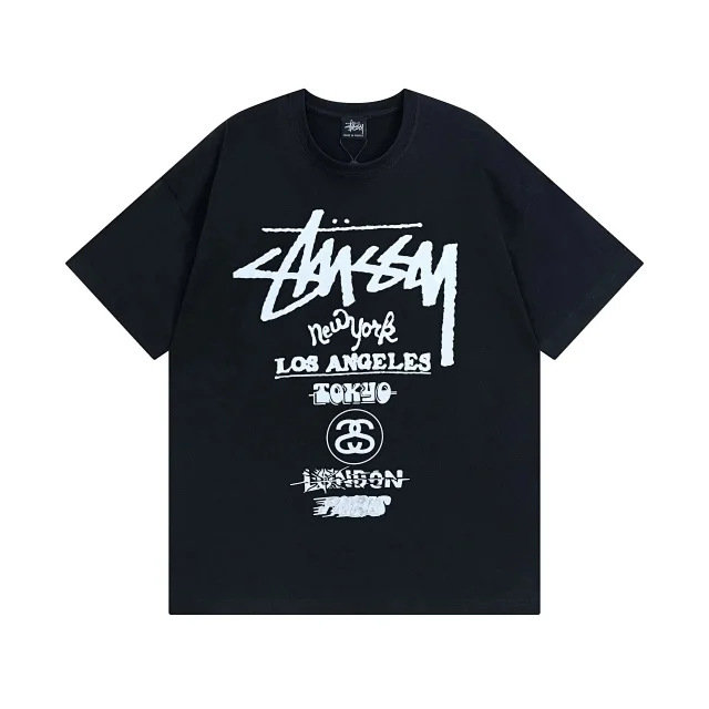 Stüssy T-Shirts Graphic short-sleeve crewneck T-shirt product detail image 24
