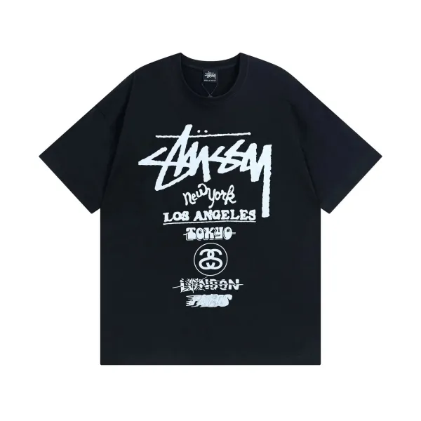 Stussy Spider Graphic Black T-Shirt - 25