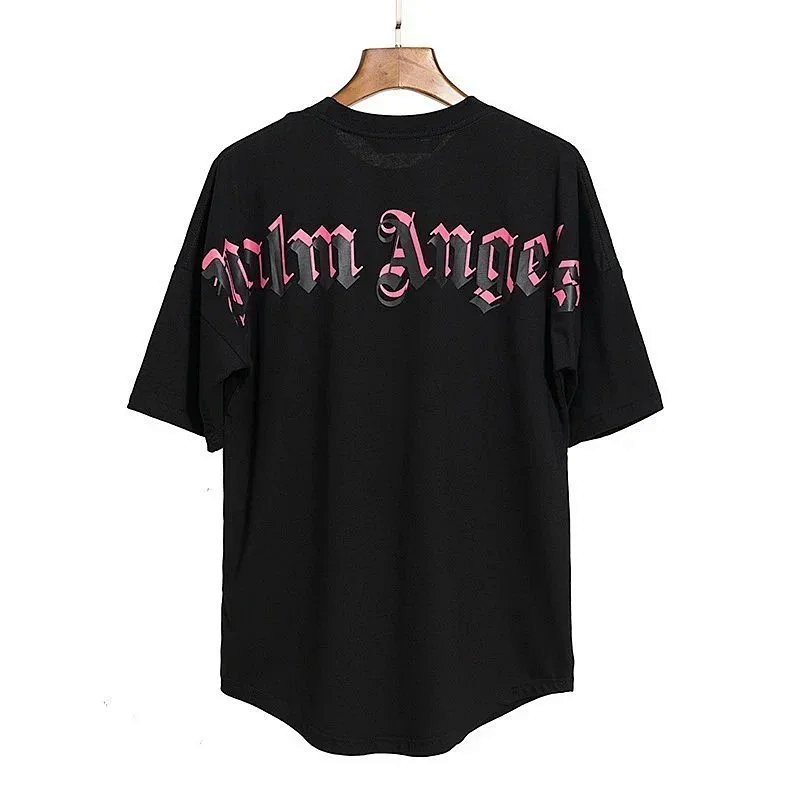 Palm Angels Palm Angels Logo Print Black T-Shirt product detail 17 in Litbuy spreadsheet finds