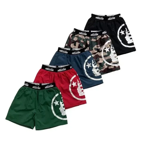 Hellstar Graphic Print Navy Boxer Shorts Underwear - 2
