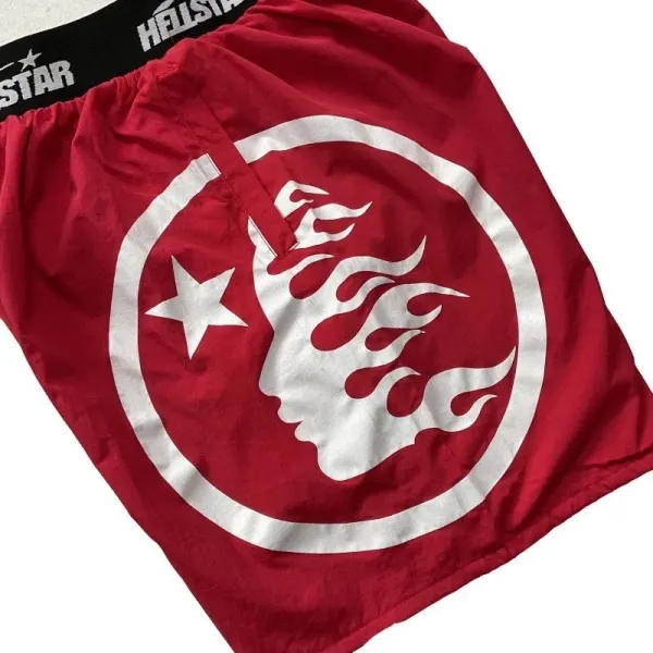 Hellstar Graphic Print Navy Boxer Shorts Underwear - 11