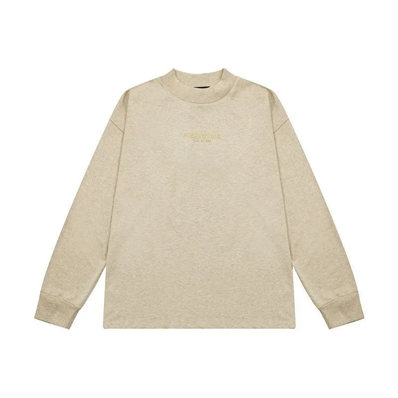 Fear of God Essentials T-Shirts Logo Long-Sleeve T-Shirt — DD-025