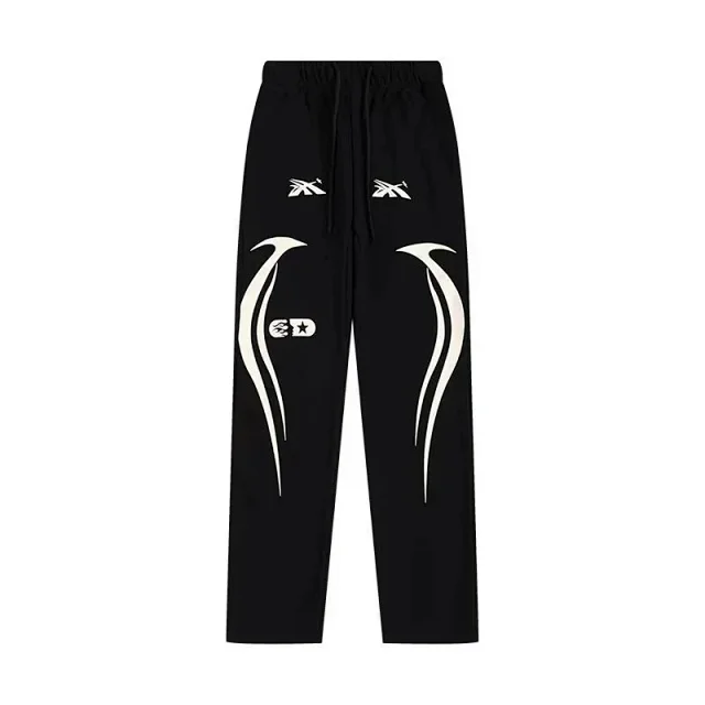 Hellstar Tracksuits Flame Graphic Hoodie and Flared Sweatpants Set product detail image 10