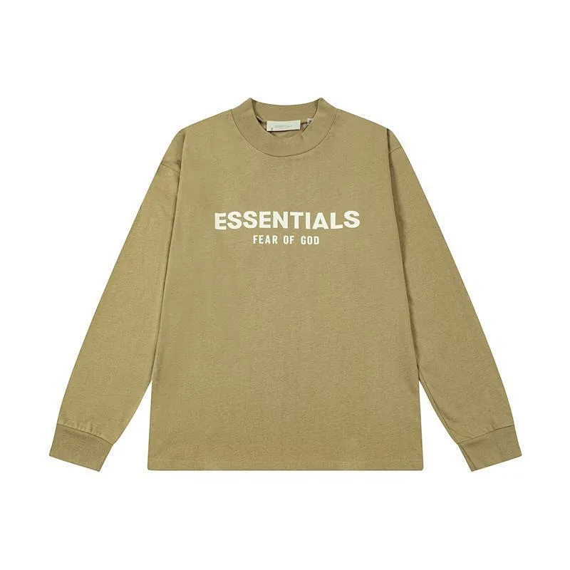 Fear of God Essentials T-Shirts Logo Long-Sleeve T-Shirt — DD-010
