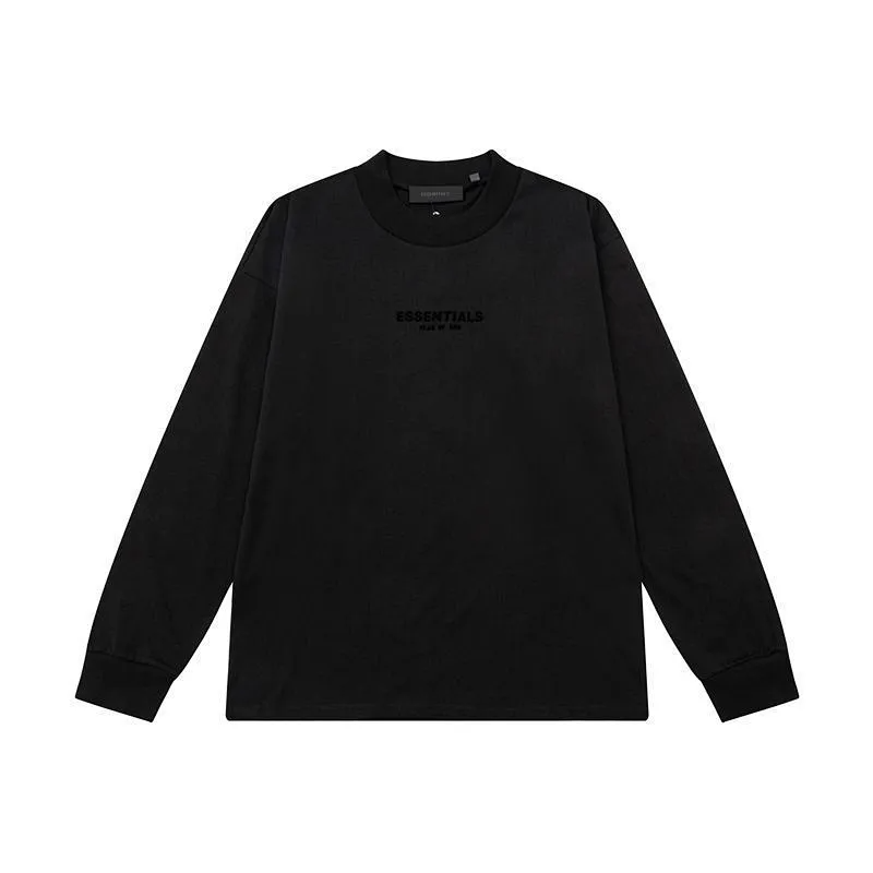 Fear of God Essentials T-Shirts Logo Long-Sleeve T-Shirt — DD-026