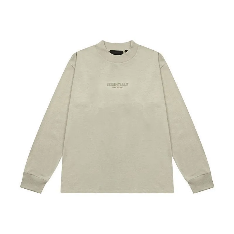 Fear of God Essentials T-Shirts Logo Long-Sleeve T-Shirt — DD-027