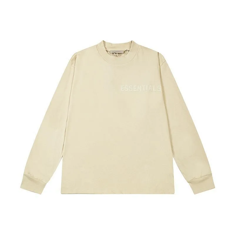 Fear of God Essentials T-Shirts Logo Long-Sleeve T-Shirt — DD-002