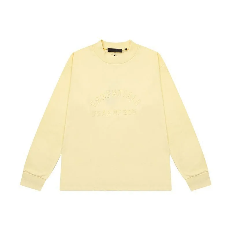 Fear of God Essentials T-Shirts Logo Long-Sleeve T-Shirt — DD-020