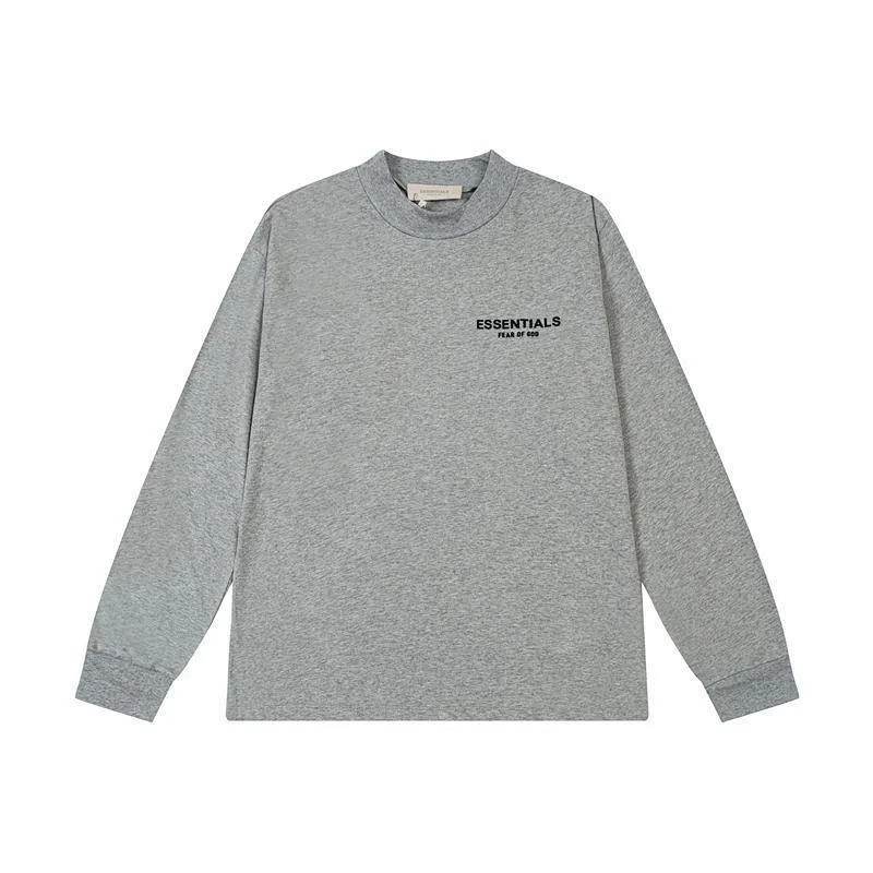 Fear of God Essentials T-Shirts Logo Long-Sleeve T-Shirt — DD-014
