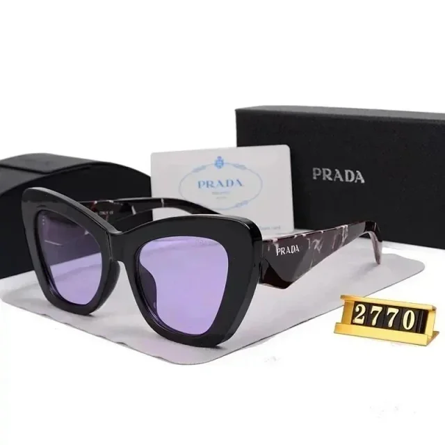 Prada Eyewear 30092 geometric-frame sunglasses product detail image 11