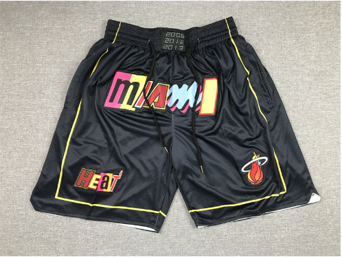 Miami Heat Shorts Basketball with team graphics — TH-012