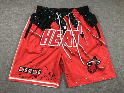 Miami Heat Shorts Basketball with team graphics — TH-013