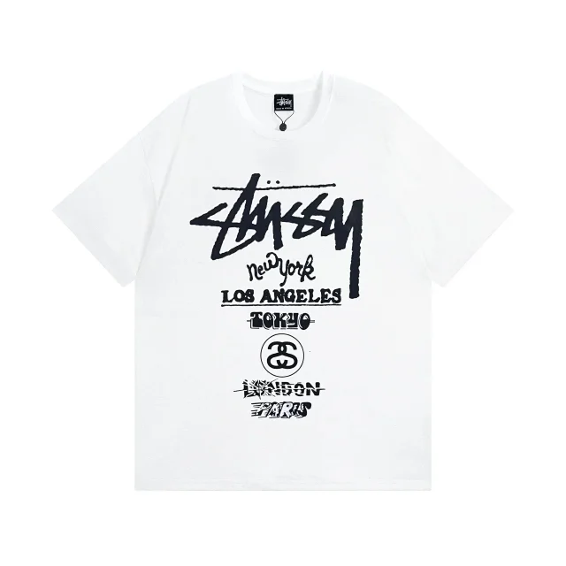 Stüssy T-Shirts Graphic short-sleeve crewneck T-shirt product detail image 21