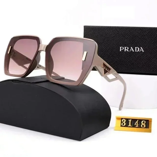 Prada Eyewear 30092 geometric-frame sunglasses product detail image 12