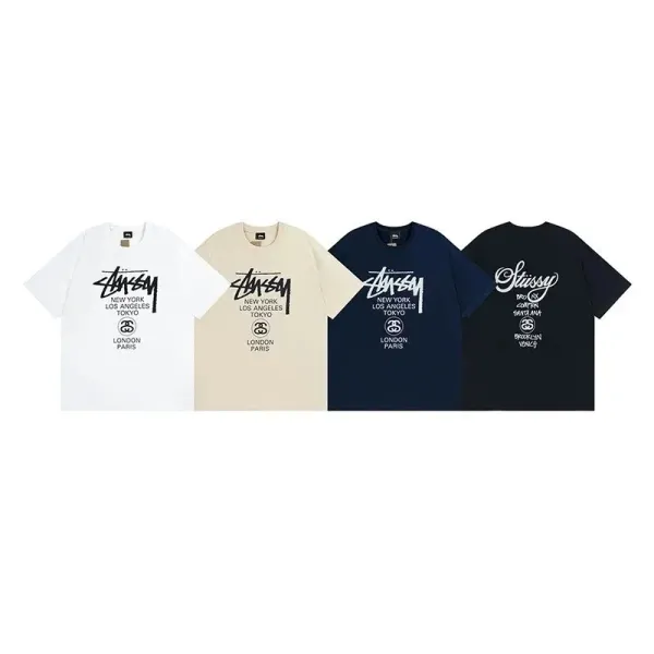 Stussy Spider Graphic Black T-Shirt - 4