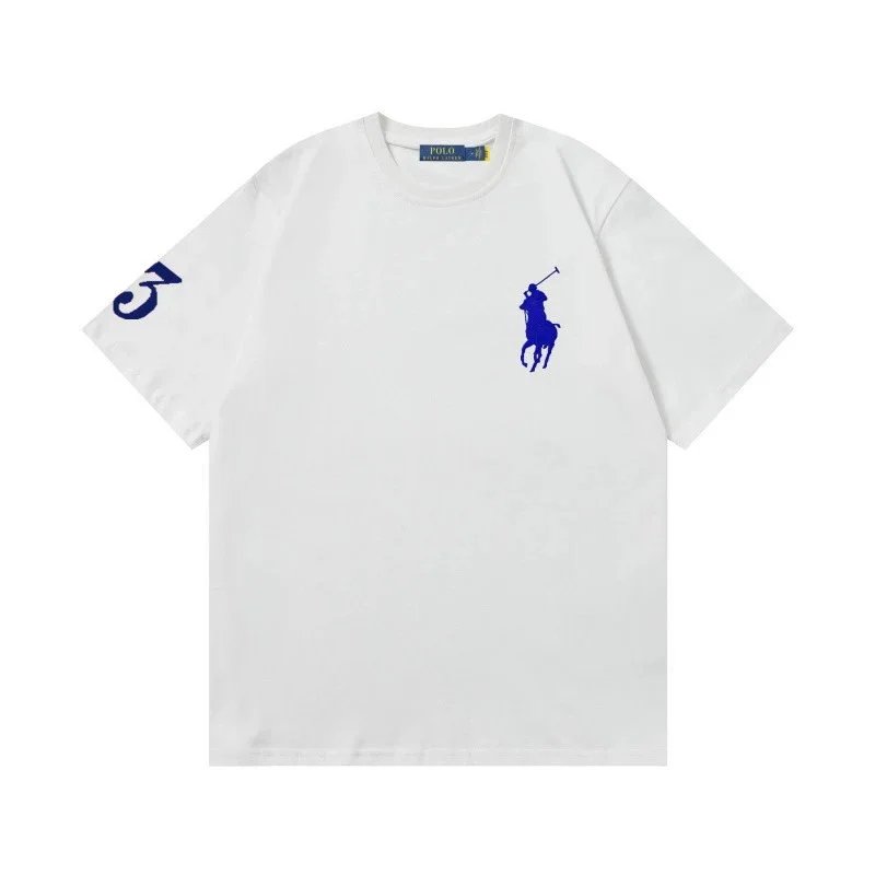 Polo Ralph Lauren T-Shirts Big Pony short-sleeve T-shirt with "3" sleeve graphic — YP-002